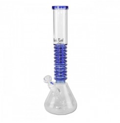 Black Leaf Flask Bong Rings BLUE